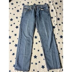 Levi's 505 Straight Leg Jeans Light Wash Men's W36 L31 Classic Fit